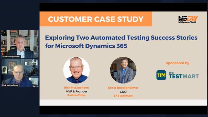 Exploring Two Automated Testing Success Stories for Microsoft Dynamics 365