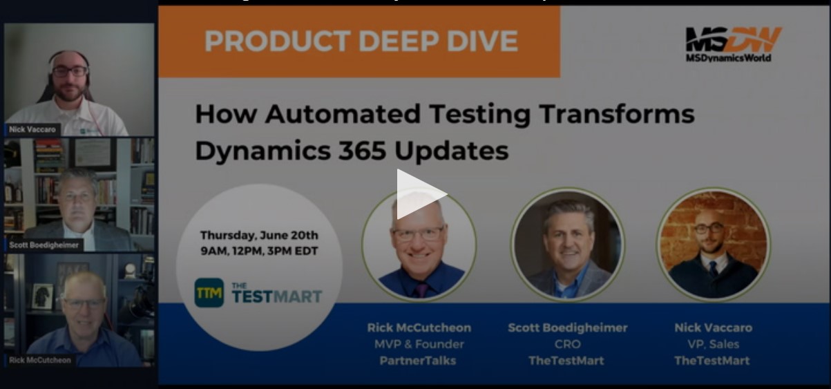 TheTestMart Demo Deep Dive